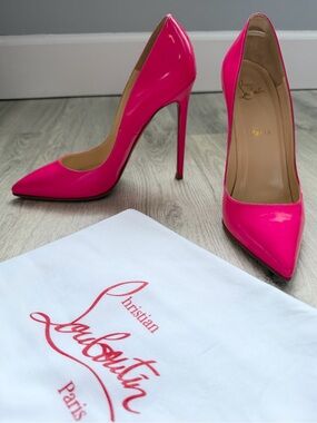 Christian Louboutin - Original Pigalle 120 - Stiletto Pumps in Hot Pink Patent